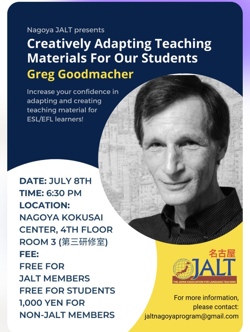 Creatively Adapting Teaching Materials For Our Students Greg